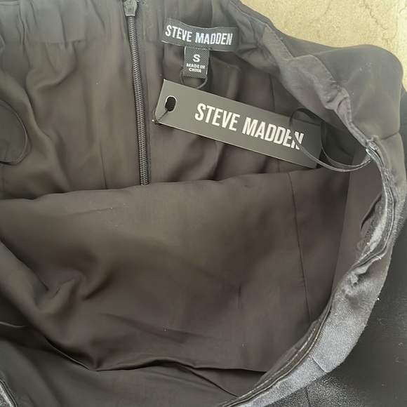 NWT STEVE MADDEN BLACK STRAPLESS - Picture 3 of 7